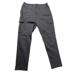 Express Gray Athletic Slim Fit Cargo Pants 30x32